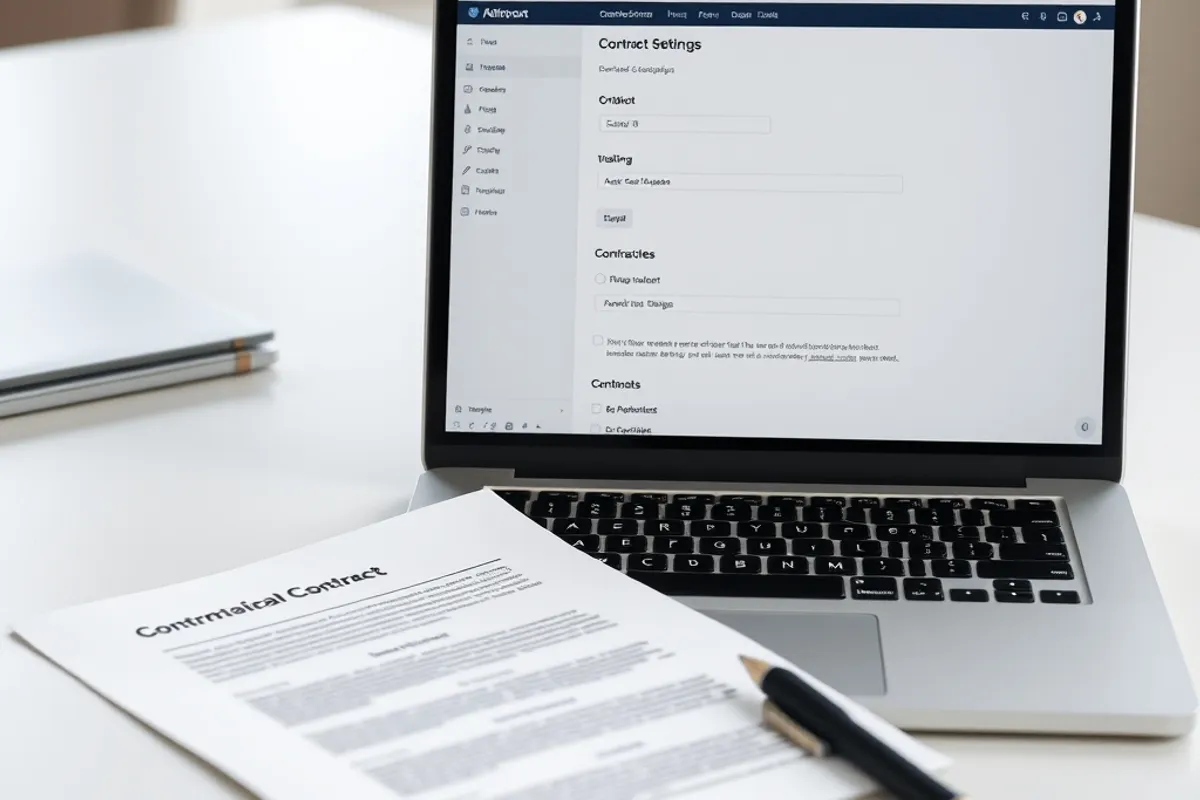 A comparison of website builder interfaces on a large monitor