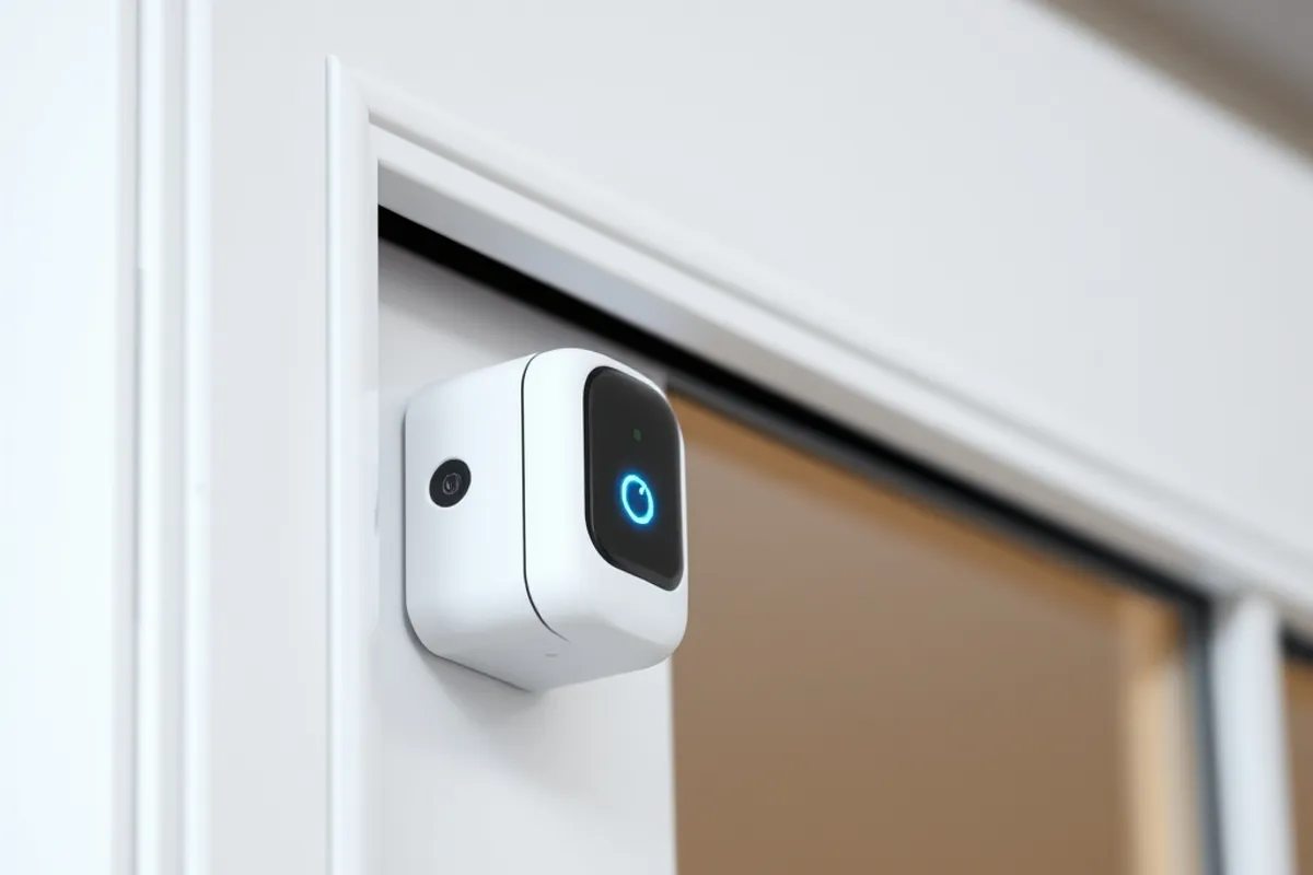 A person adjusting smart home privacy settings on a phone
