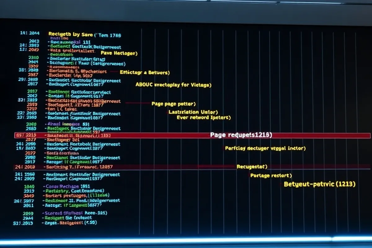 A developer reviewing unused code and stylesheet rules on a monitor
